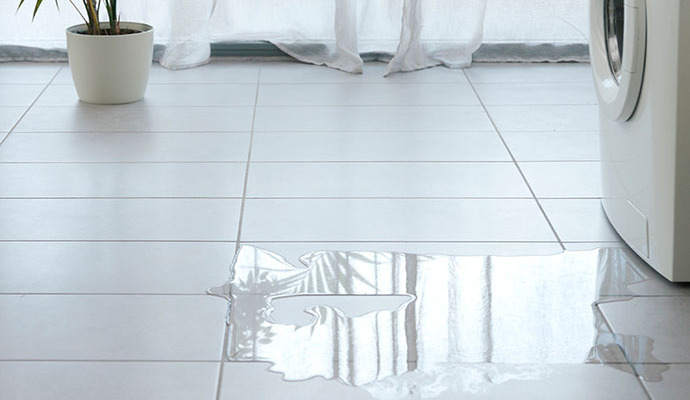 Appliance Leak Cleanup and Restoration