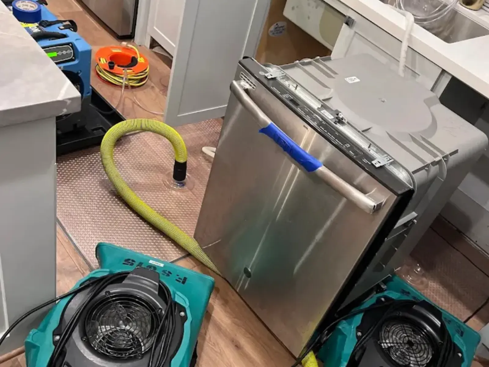 Water Damage Restoration Job in Texas